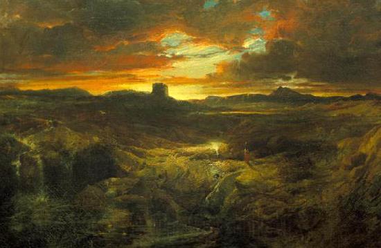 Thomas Moran Childe Rowland to the Dark Tower Came Spain oil painting art